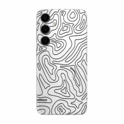 samsung-galaxy-s23-plus-skin-titel-ohne-seitenansicht-wild-lines-white-black