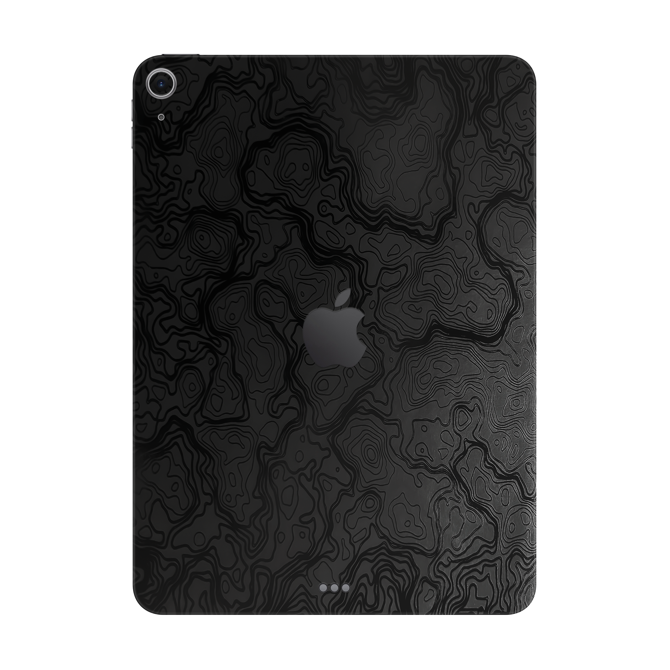 ipad-air-13-m3-2025-skin-titel-ohne-seitenansicht-Topo-black