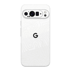 google-pixel-9-pro-xl-skin-titel-ohne-seitenansicht-wild-lines-white-white