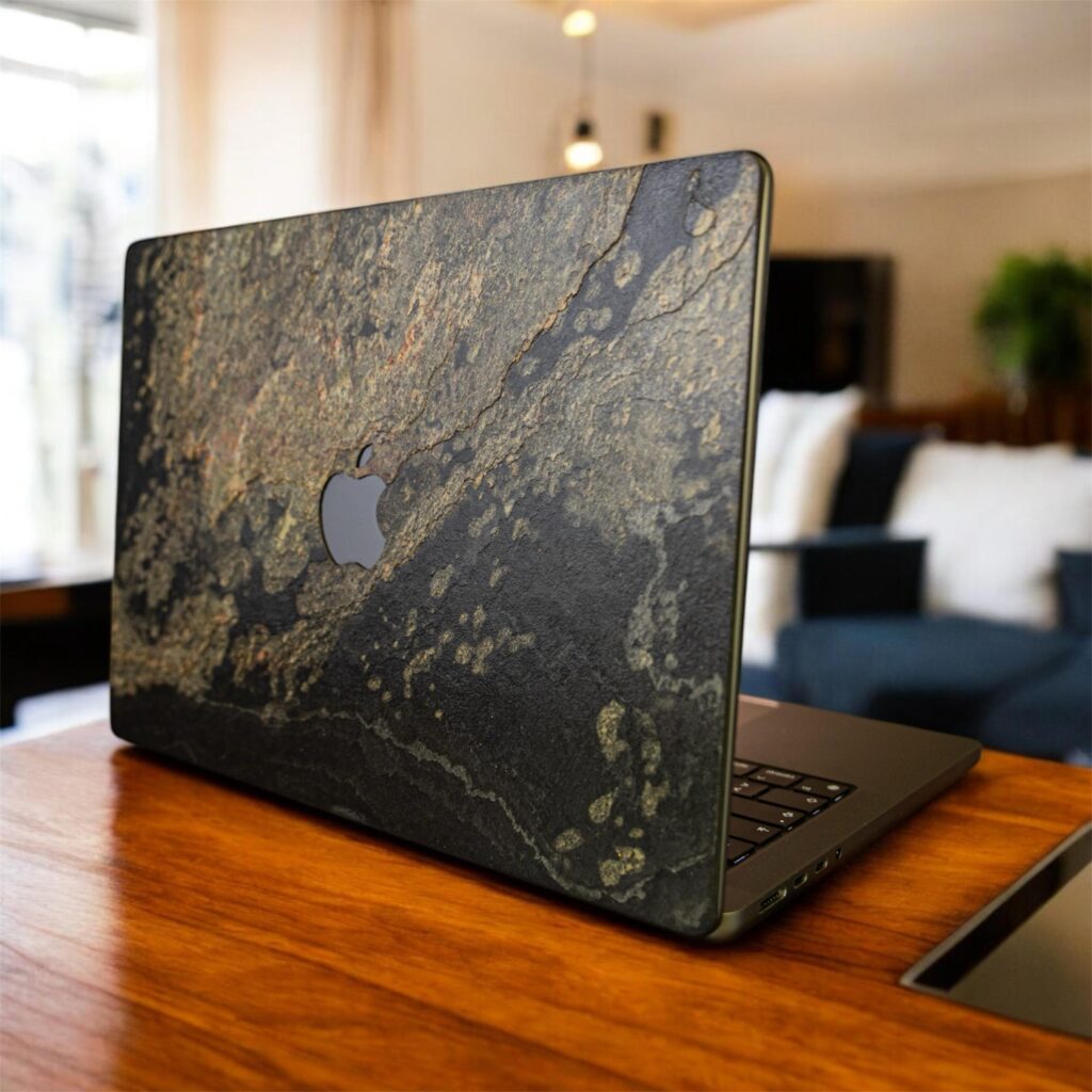 mac-book-pro-slate-lite-rustique-stone-skins-desk