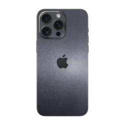 iPhone 15 Pro Max Brushed Steel Skins