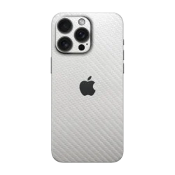 iPhone 15 Pro Max Carbon White Skins