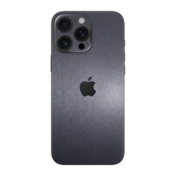 iPhone 16 Pro Max Brushed Steel Skins