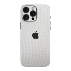 iPhone 16 Pro Max Carbon White Skins