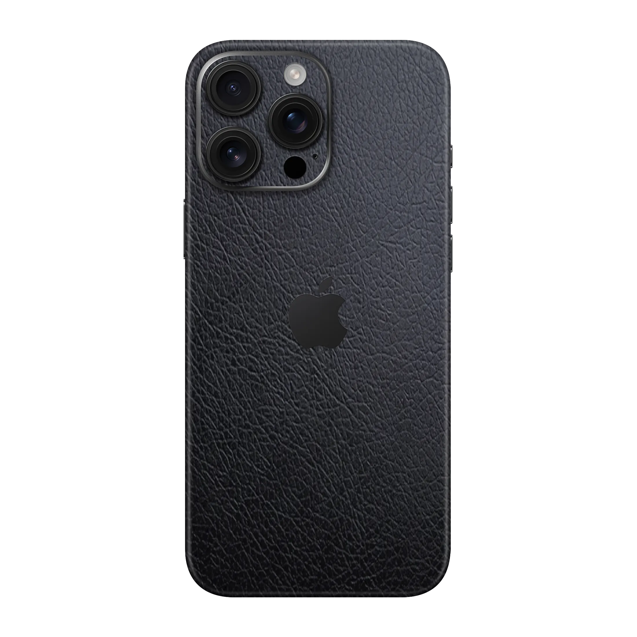 iPhone 16 Pro Max Leather Black Skins