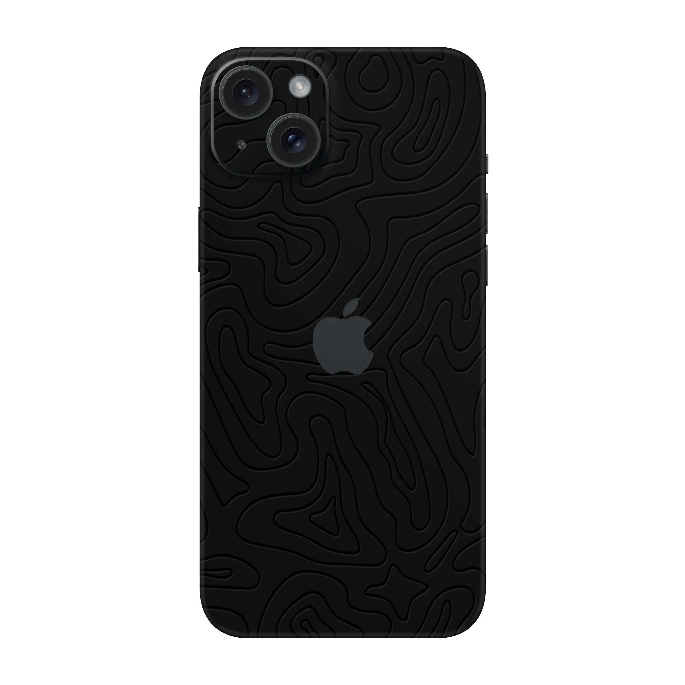 iPhone 15 Wild Lines Black Black Skins