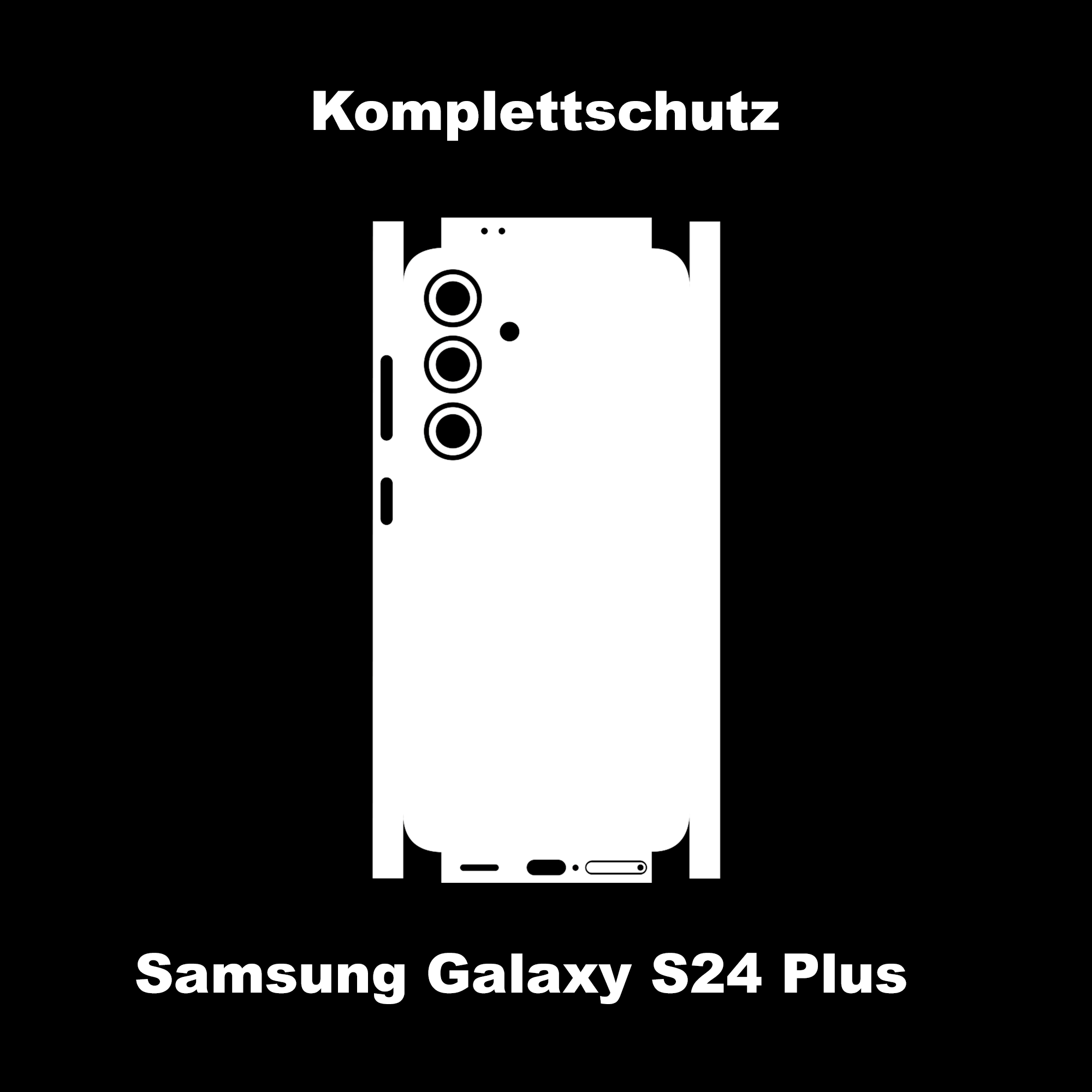Samsung Galaxy S24 Plus Swarm Black Skins – Bild 2