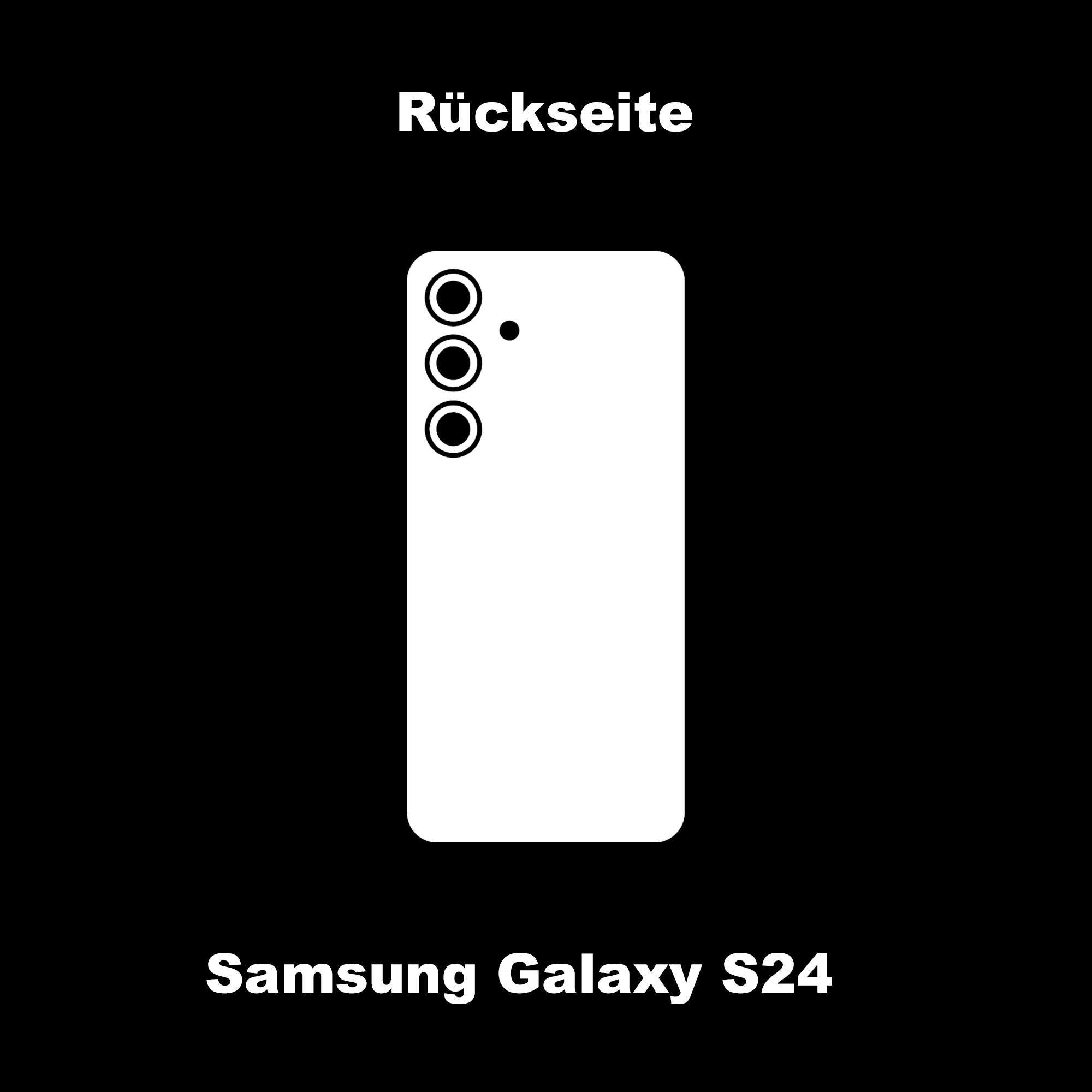 Samsung Galaxy S24 Wild Lines Black&Black Skins – Bild 3