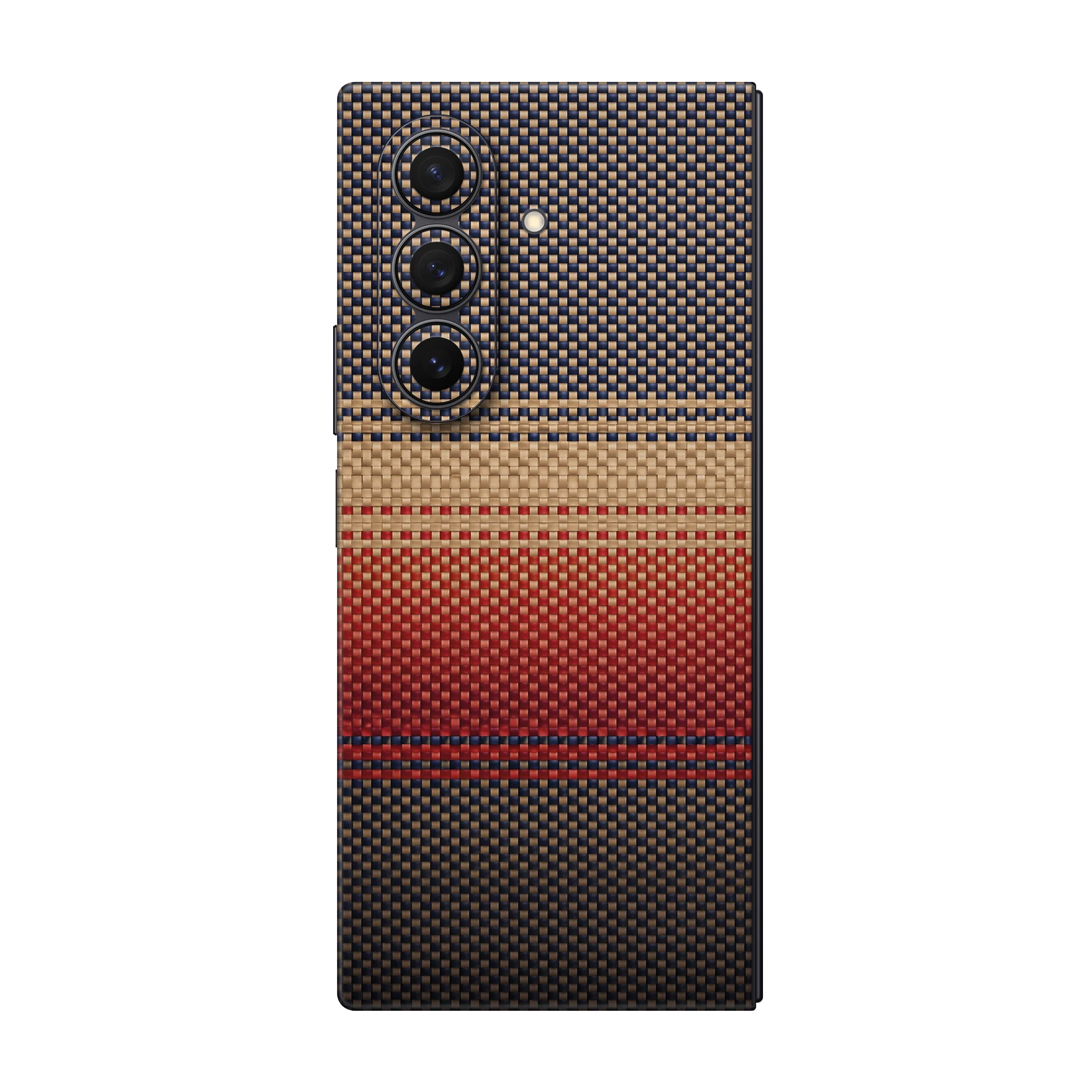 Samsung Galaxy Z Fold 7 Gradient Grid Crimson Skins